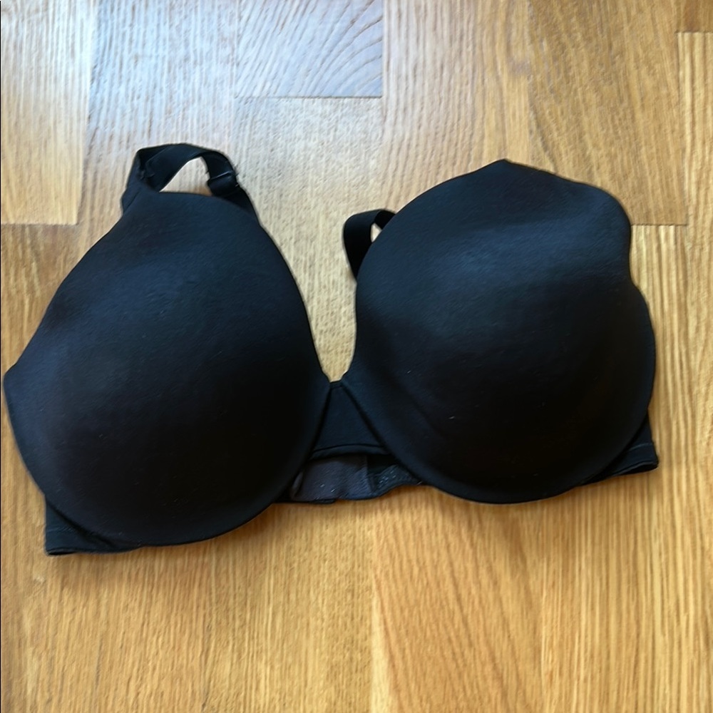 Warner's Black Full Coverage T-Shirt Bra